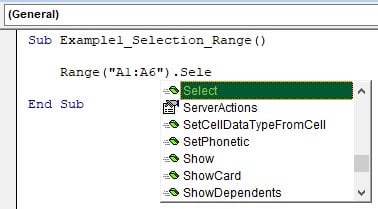 Vba Selection Range - Fix Size (Select Method)