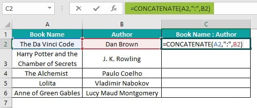 Excel Commands Example 3 - Step 1 - text 3