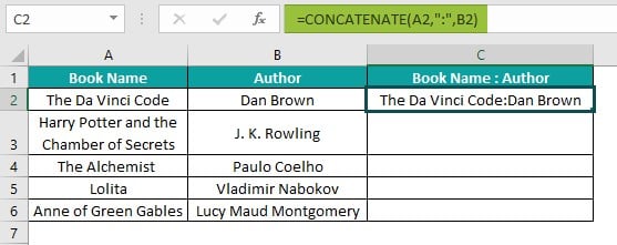 Excel Commands Example 3 - Step 2