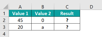 Quotient Function in Excel - Example 3