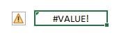 VBA And Function - Example 3 - Step 5 - value error