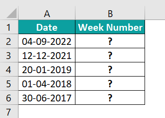 Week Number in Excel - Formula, Examples, How to Use?