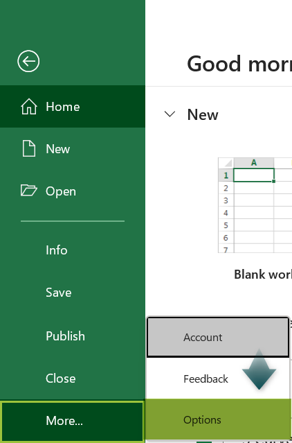 Example of Converting Excel Data to XML File Format - Step 3a