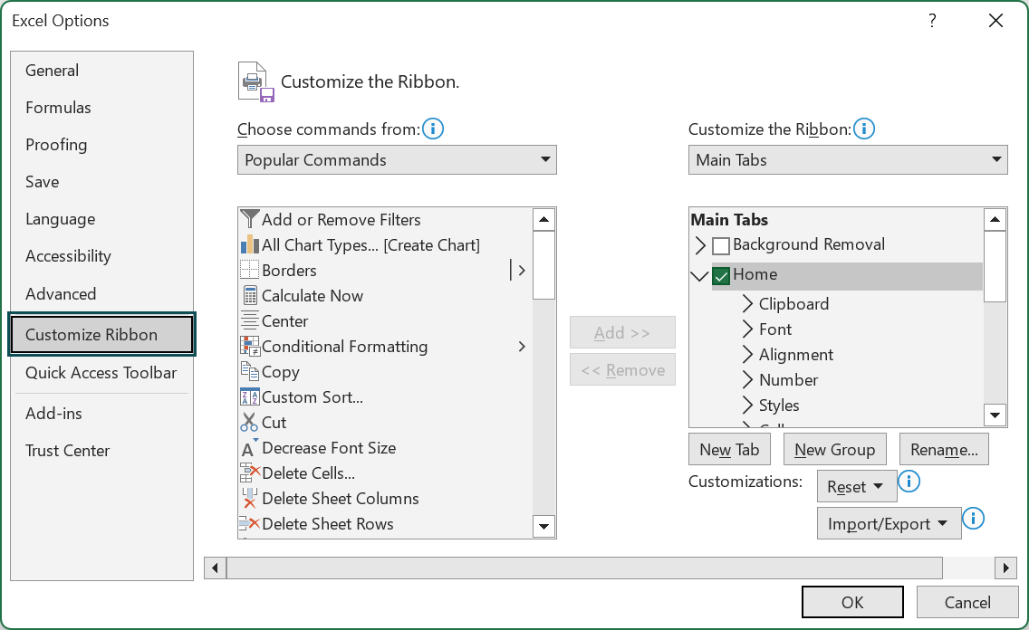 Excel 2019 - FAQ 2 - Step 1a