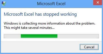 Excel Not Responding