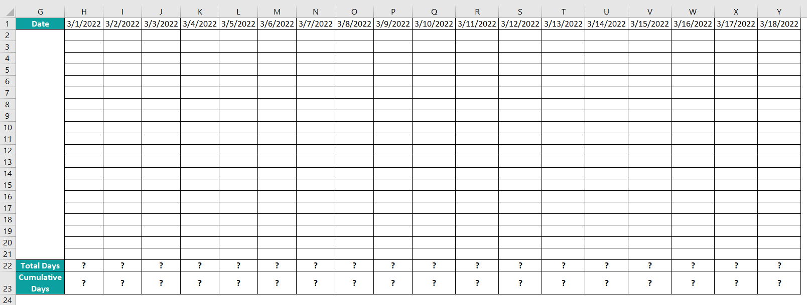 Excel S Curve - Example 3 - 2