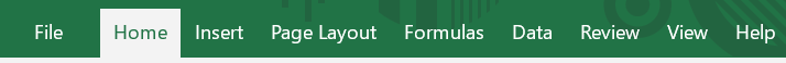 Excel Tabs - 1