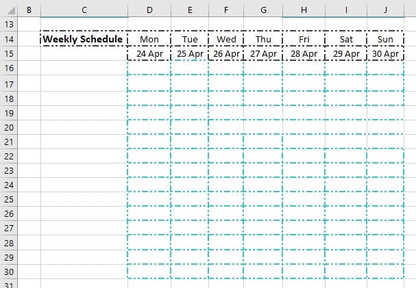 Example 2 - Step 15 - table