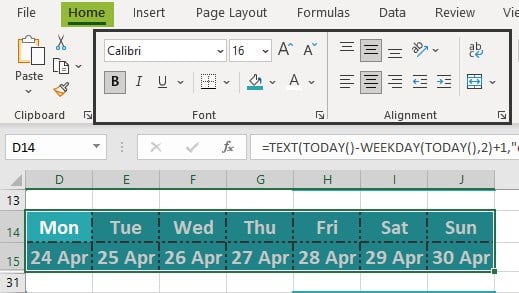 Example 2 - Step 17-days