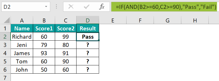 IF Function - Step 2