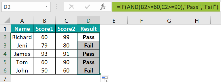 IF Function - Step 3
