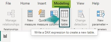 Calculated table - Step 2