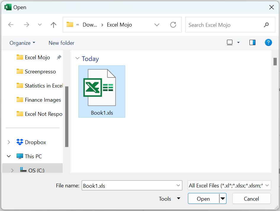 Example 1 – How this Error Occurs and How to Fix it - Step 2a