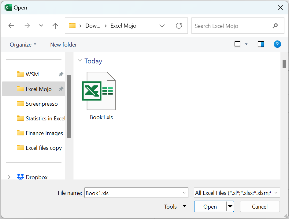 Solutions to Fix Excel Not Responding Error - Example 1 – How this Error Occurs and How to Fix it
