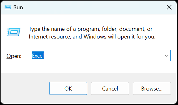 Example 2 - Remove Excel Add-in to Fix Excel Not Responding Error - Step 1
