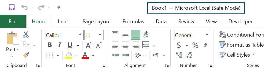 Example 2 - Remove Excel Add-in to Fix Excel Not Responding Error - Step 3