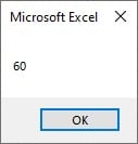 VBA Redim - Example 2 - Step 2 - Output