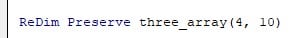 VBA Redim - Example 3 - Step 3