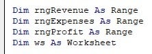 VBA format - use - currency format - step 2