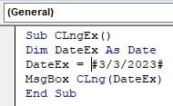 Imp - date storag - code