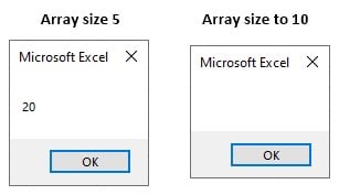 Vba redim Intro Output