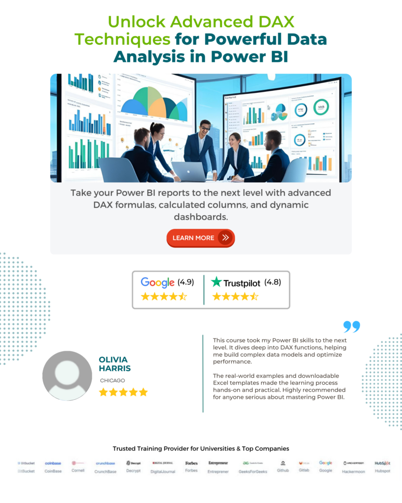 Advanced DAX in Power BI Training Course