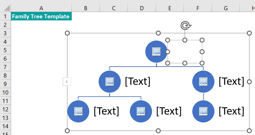 Excel Family Tree Template - FAQ 1 - Step 3a