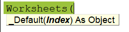 Excel VBA Activate Sheet - Example 2
