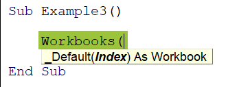 Excel VBA Activate Sheet - Example 3 - 1