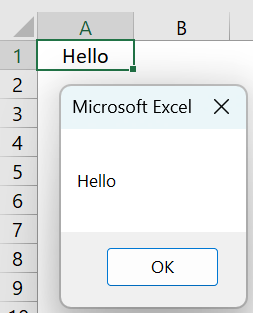 Get Cell Value in Excel VBA - 2