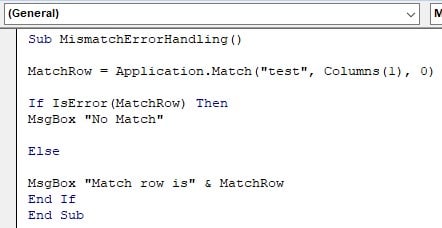 Error - code