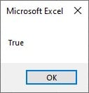 VBA Boolean - Intro Output