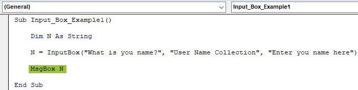 Example 1 - Messagebox