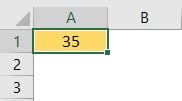 VBA Input Box - Example 2 - cell A1