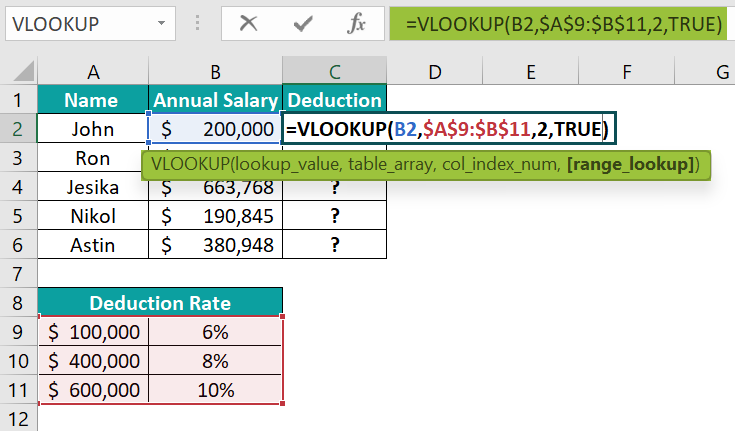 As Alternative to IF Example - Step 3