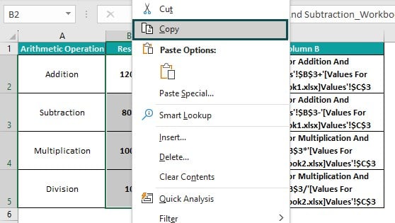 Break links in Excel - Method 1 - Step 2