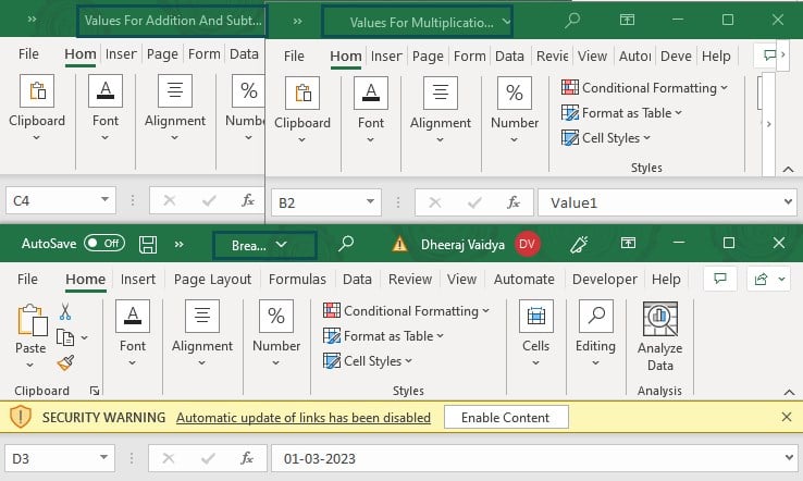 BreakLinks in Excel Intro