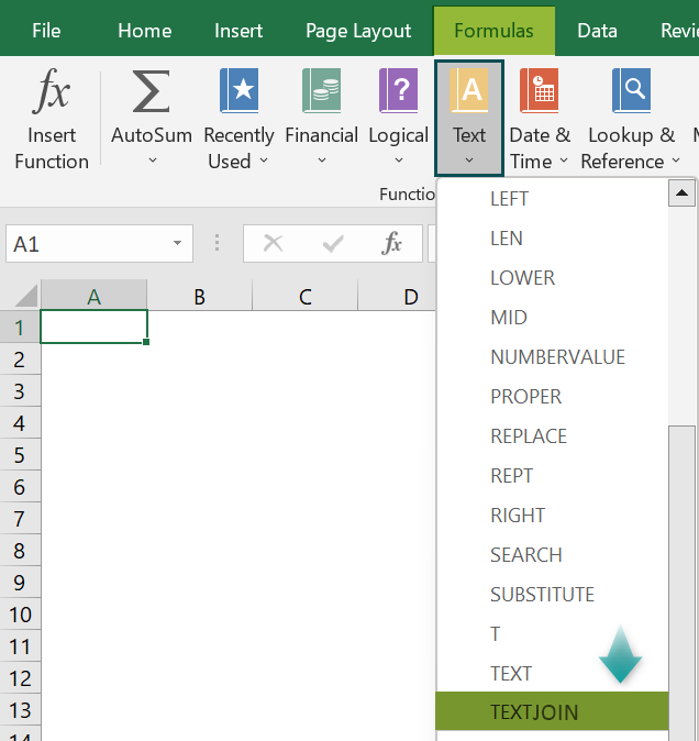 Concatenate Strings in Excel - Using TEXTJOIN - 1