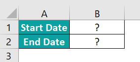 Excel Calendar Drop Down - Example 3 - Step 1
