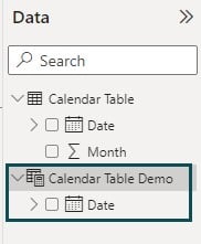 Step 4 - table demo