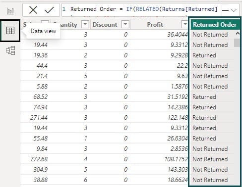 Power BI IF Statement - Example 2 - Step 4
