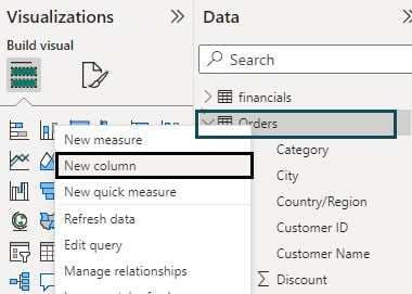 Power BI LookupValue - Example 2 - Step 2