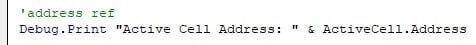 Address Ref