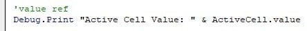 Value Ref