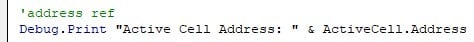 Parameters - Address