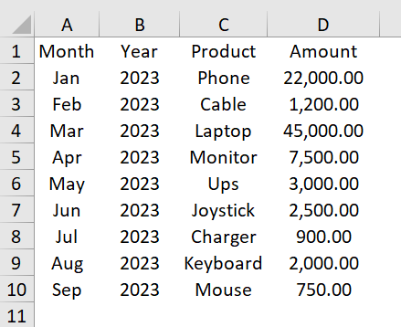 VBA Borders Example - 1