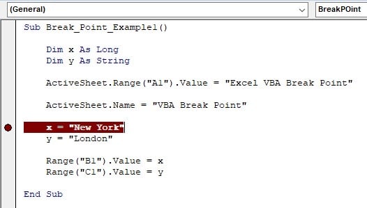 VBA Break - Example 1 - Manual - breakpoint.jpg