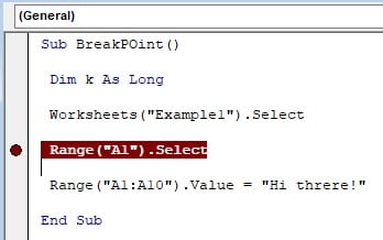 VBA Break Intro