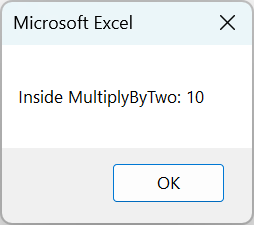 VBA ByVal Example - 2