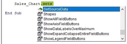 VBA Charts Example 1 - Step 5